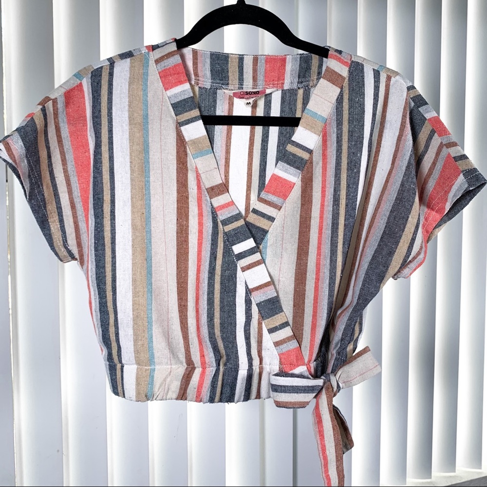 Linen Crop Top